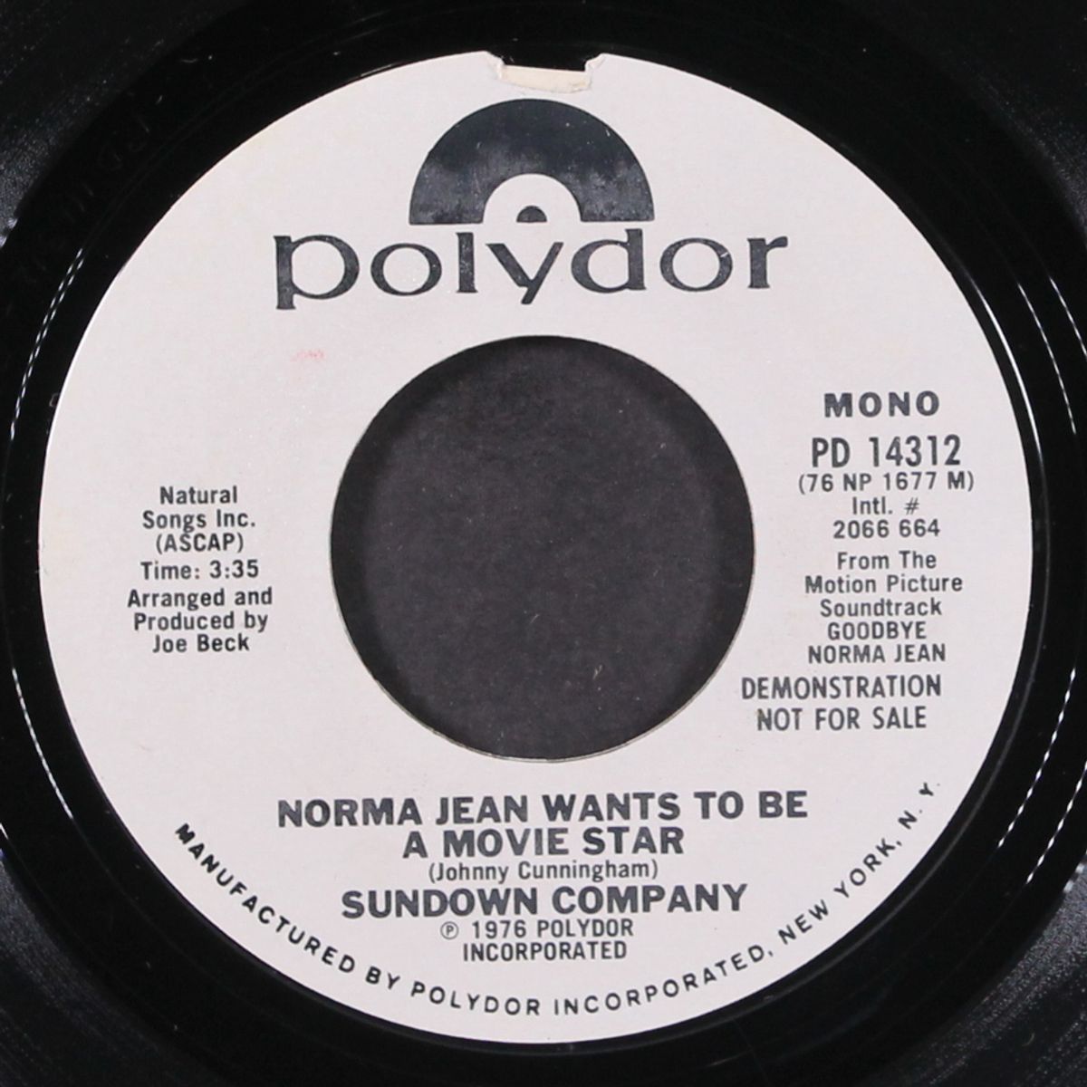 norma jean wants to be a movie star / mono by SUNDOWN COMPANY