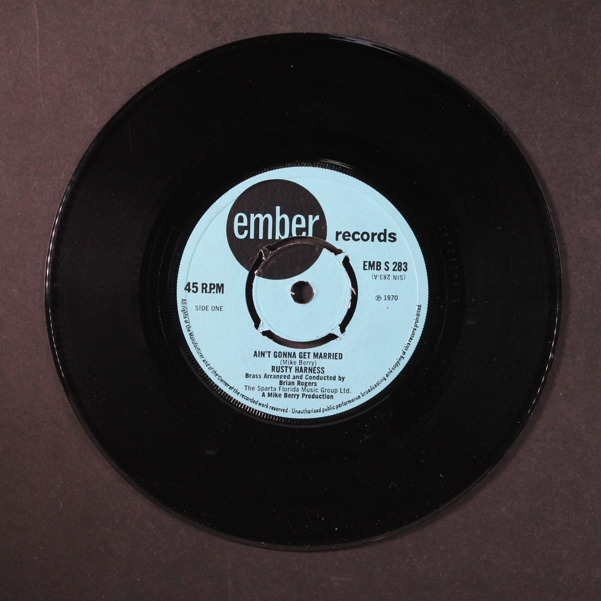 ain't gonna get married / goodbye by RUSTY HARNESS