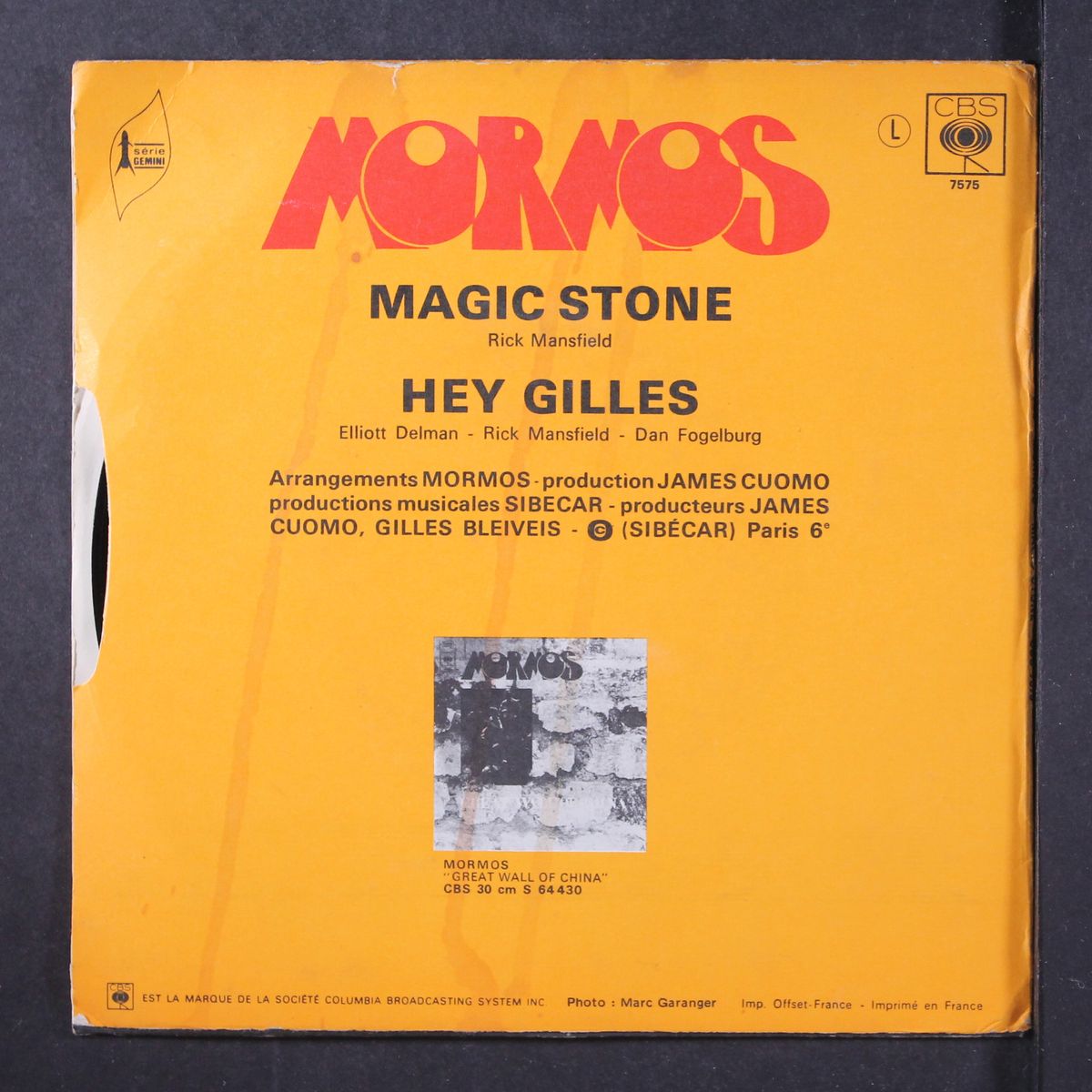 magic stone / hey gilles by MORMOS