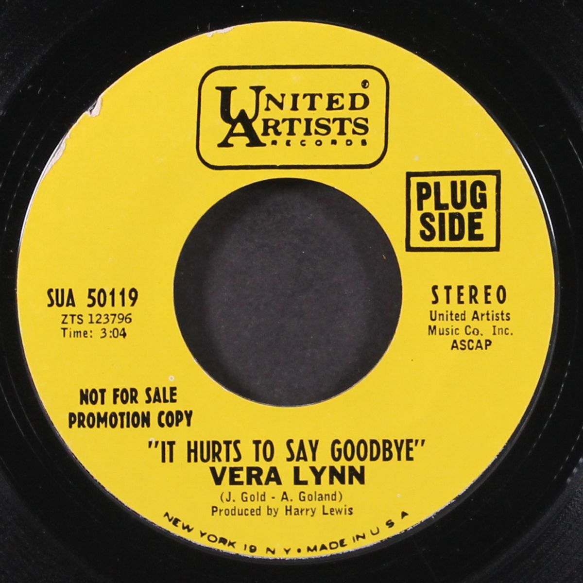 it hurts to say goodbye / in the snow by VERA LYNN