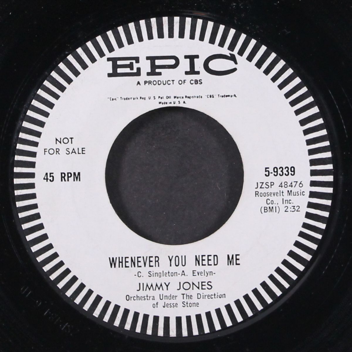 you for me to love / whenever you need me by JIMMY JONES & GROUP