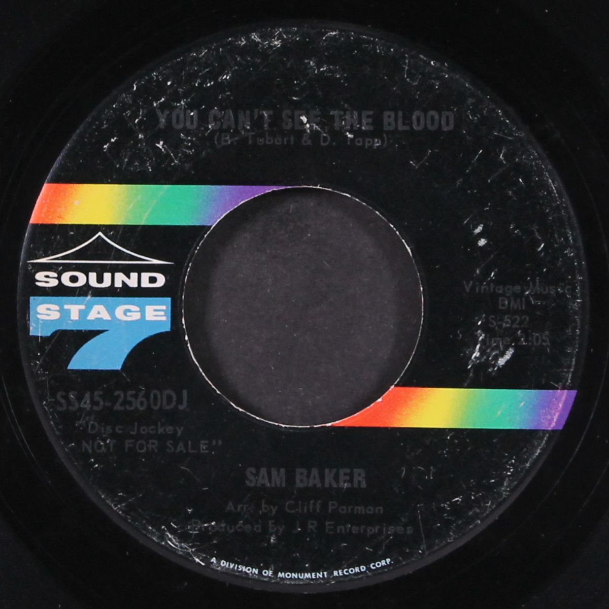 you can't see the blood by SAM BAKER