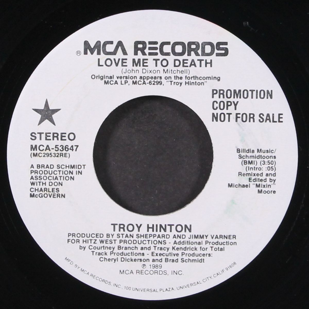 love me to death by TROY HINTON