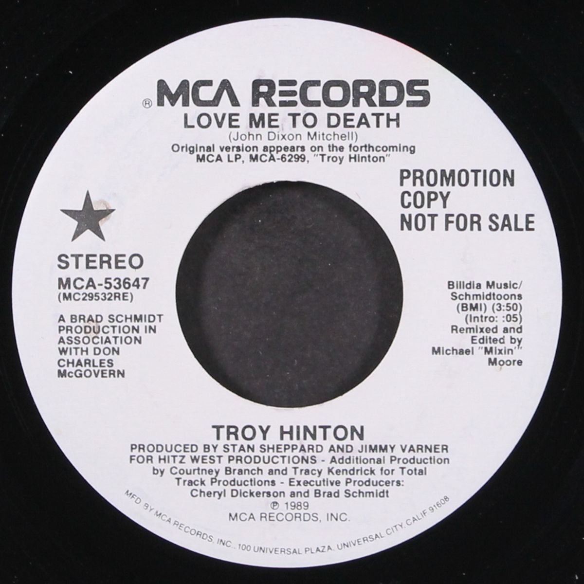 love me to death by TROY HINTON