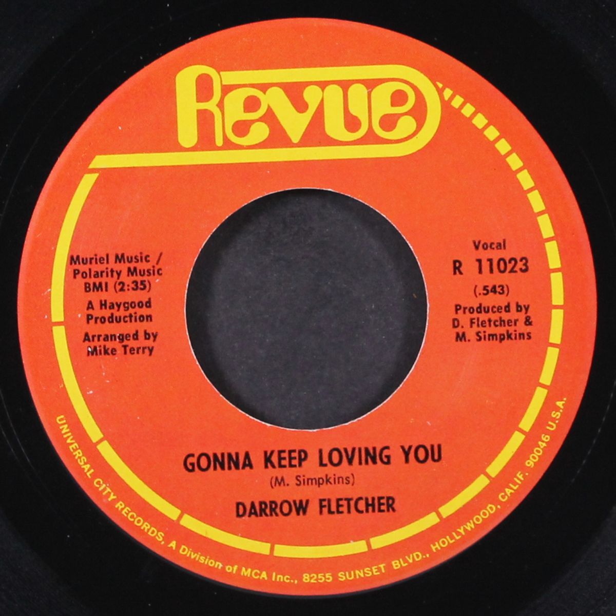 gonna keep loving you / we can't go on this way by DARROW FLETCHER