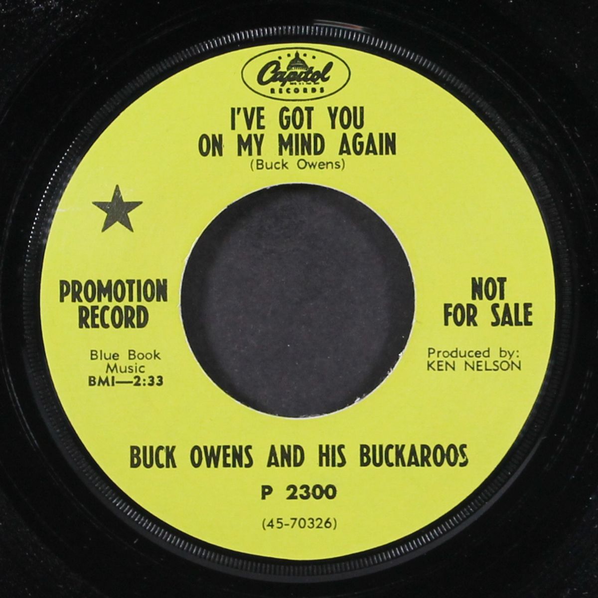 i've got you on my mind again / that's all right with me by BUCK OWENS