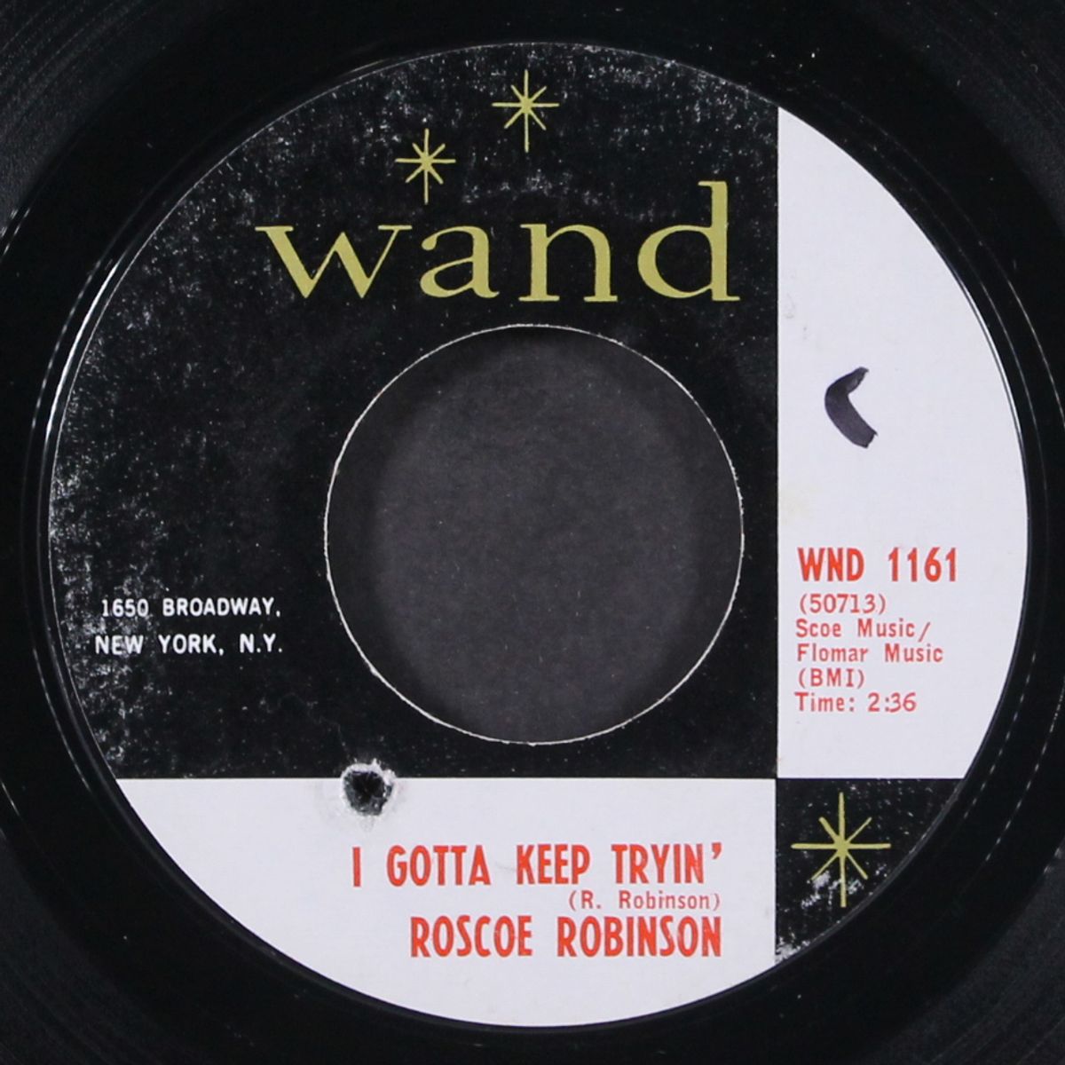 i gotta keep trying / just a little bit by ROSCOE ROBINSON