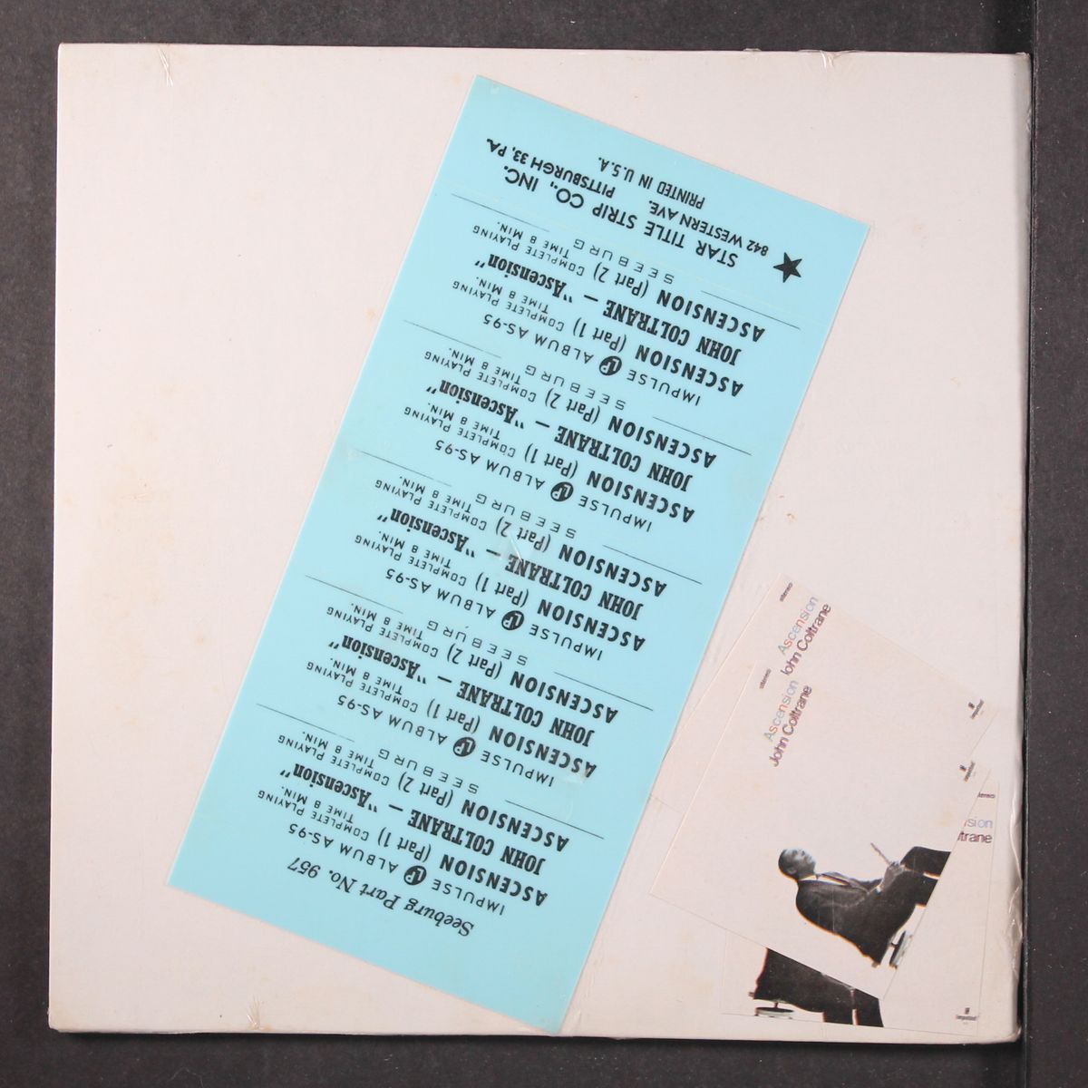 ascension by JOHN COLTRANE