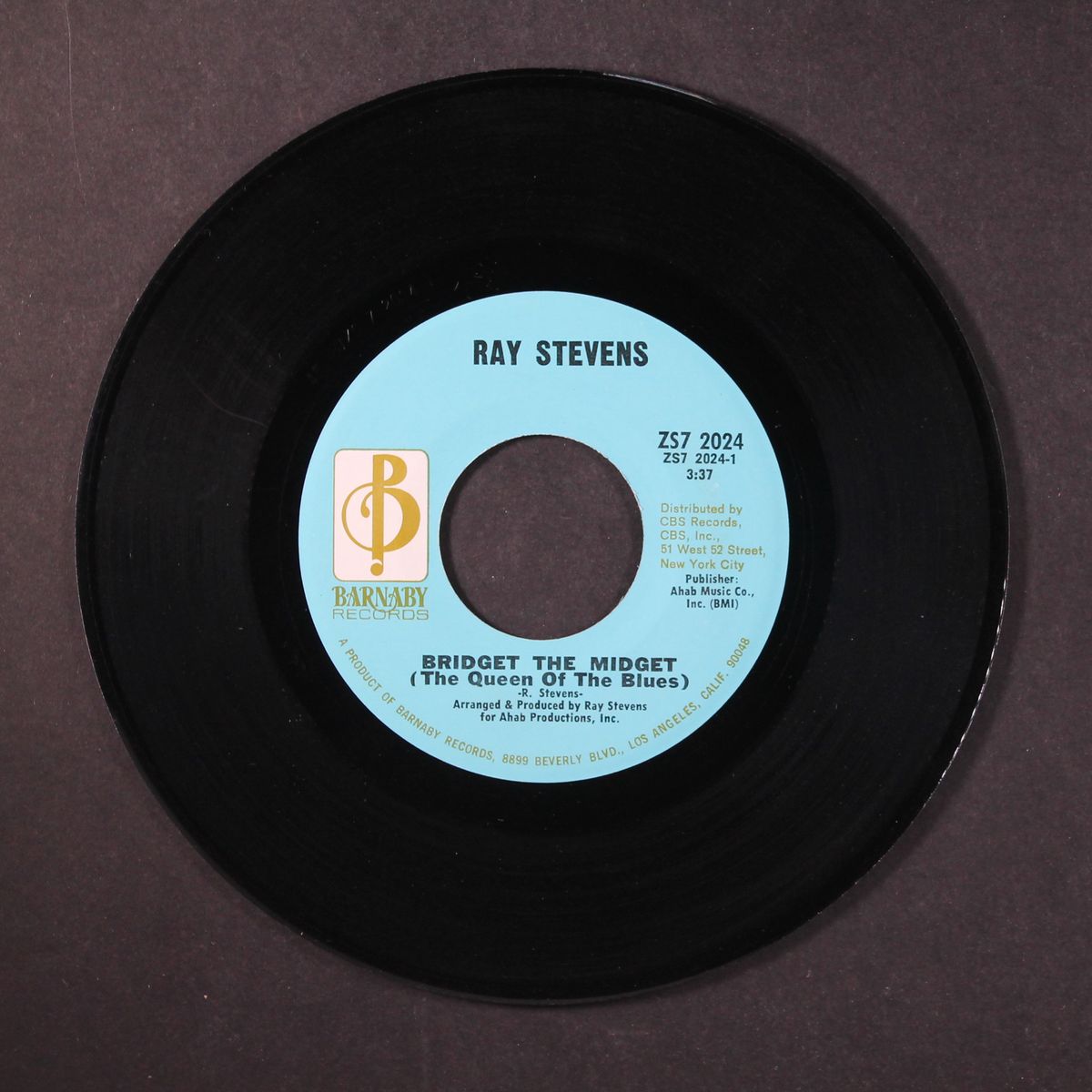 bridget the midget / night people by RAY STEVENS
