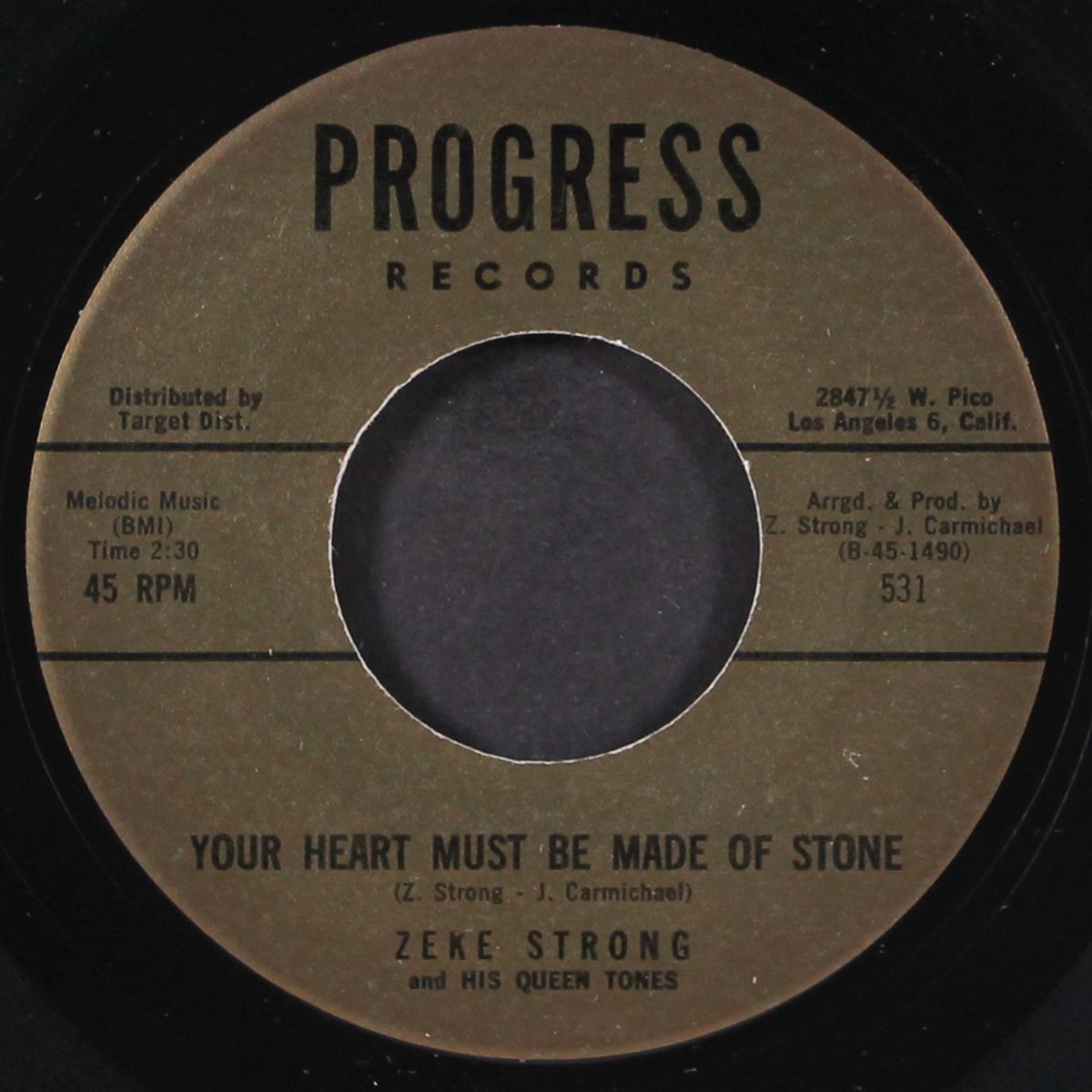 your heart must be made of stone by ZEKE STRONG & QUEEN TONES