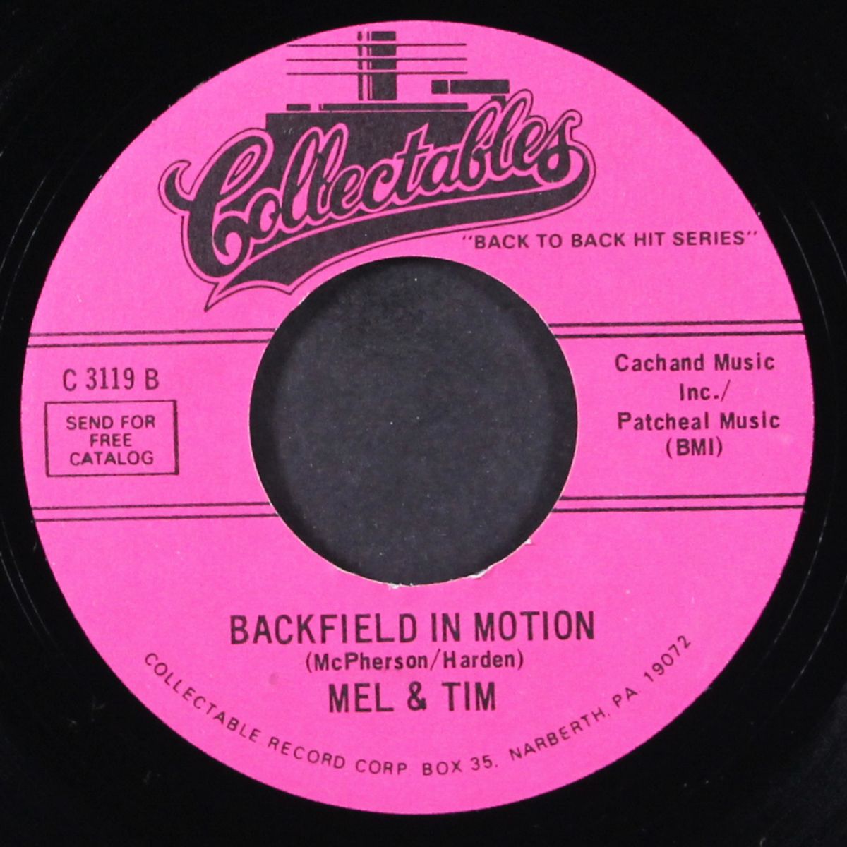 backfield in motion / another sleepless night by MEL & TIM / JIMMY CLANTON