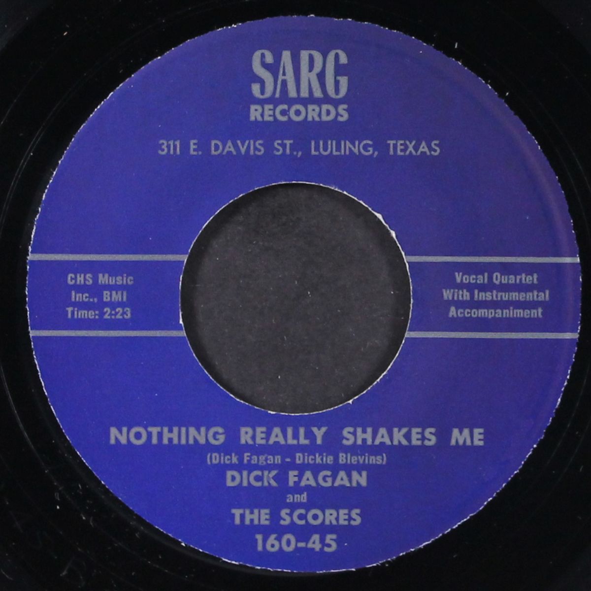nothing really shakes me / rain, rain by DICK FAGAN & SCORES