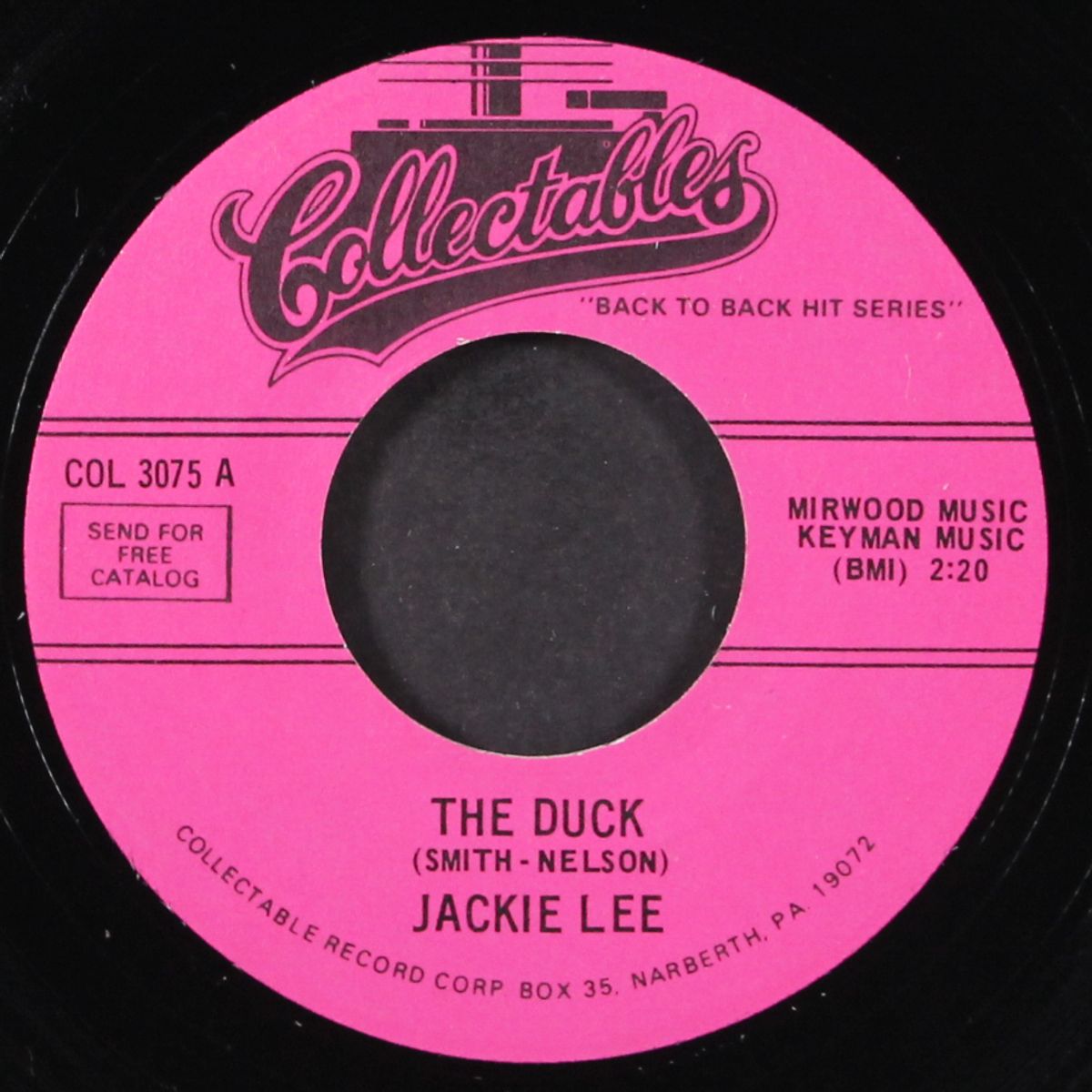 the duck / pretty girls everywhere by JACKIE LEE / EUGENE CHURCH