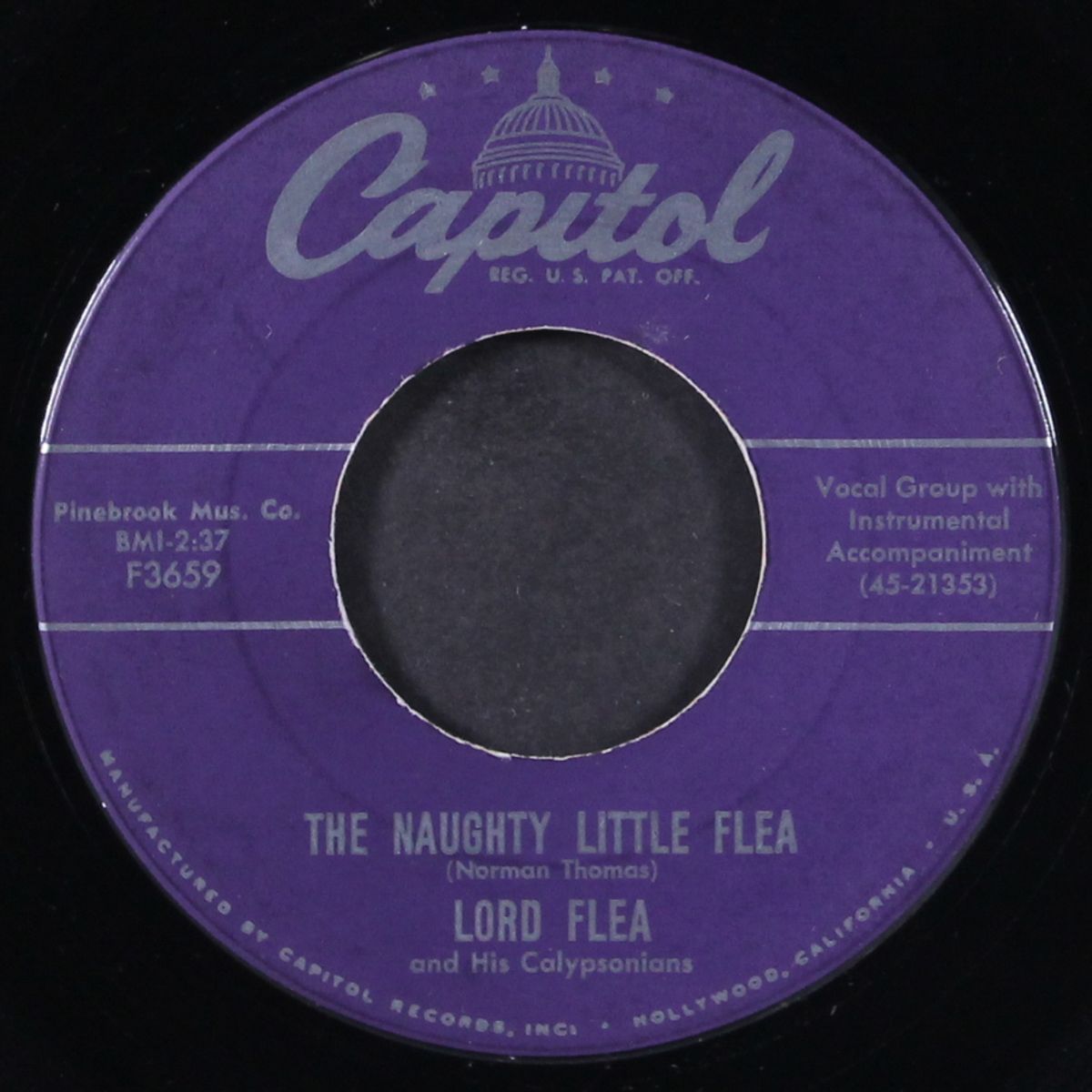 the naughty little flea / shake shake sonora by LORD FLEA & CALYPSONIANS