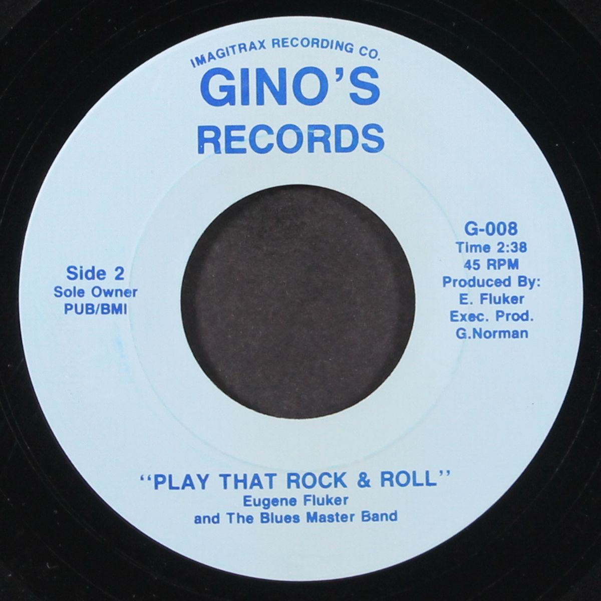 play that rock & roll / i'm the one you need by EUGENE FLUKER