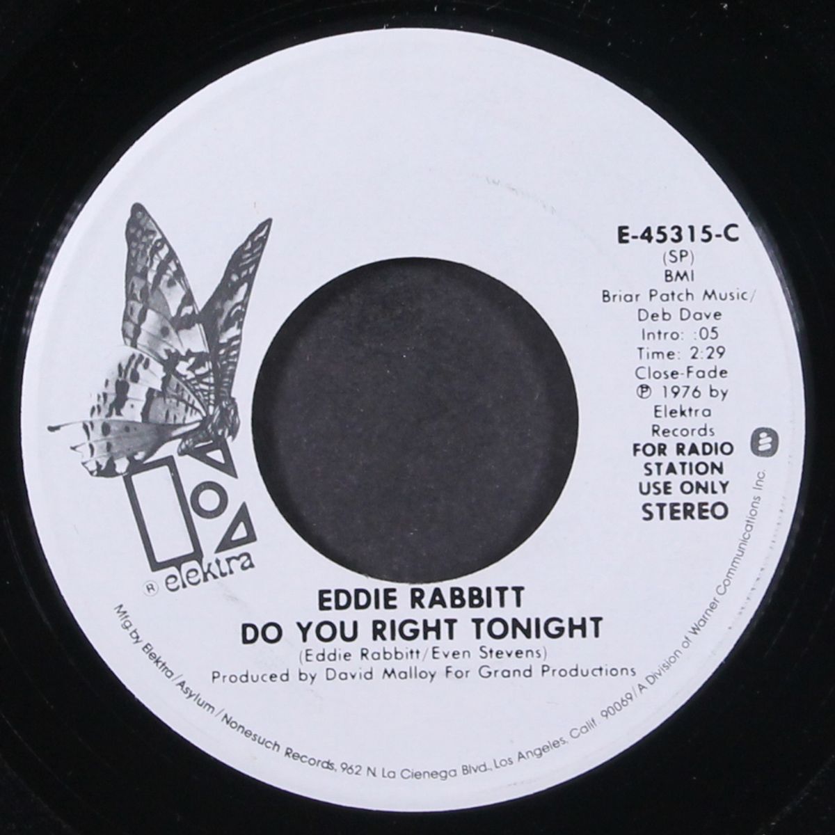 rocky mountain music / do you right tonight by EDDIE RABBIT