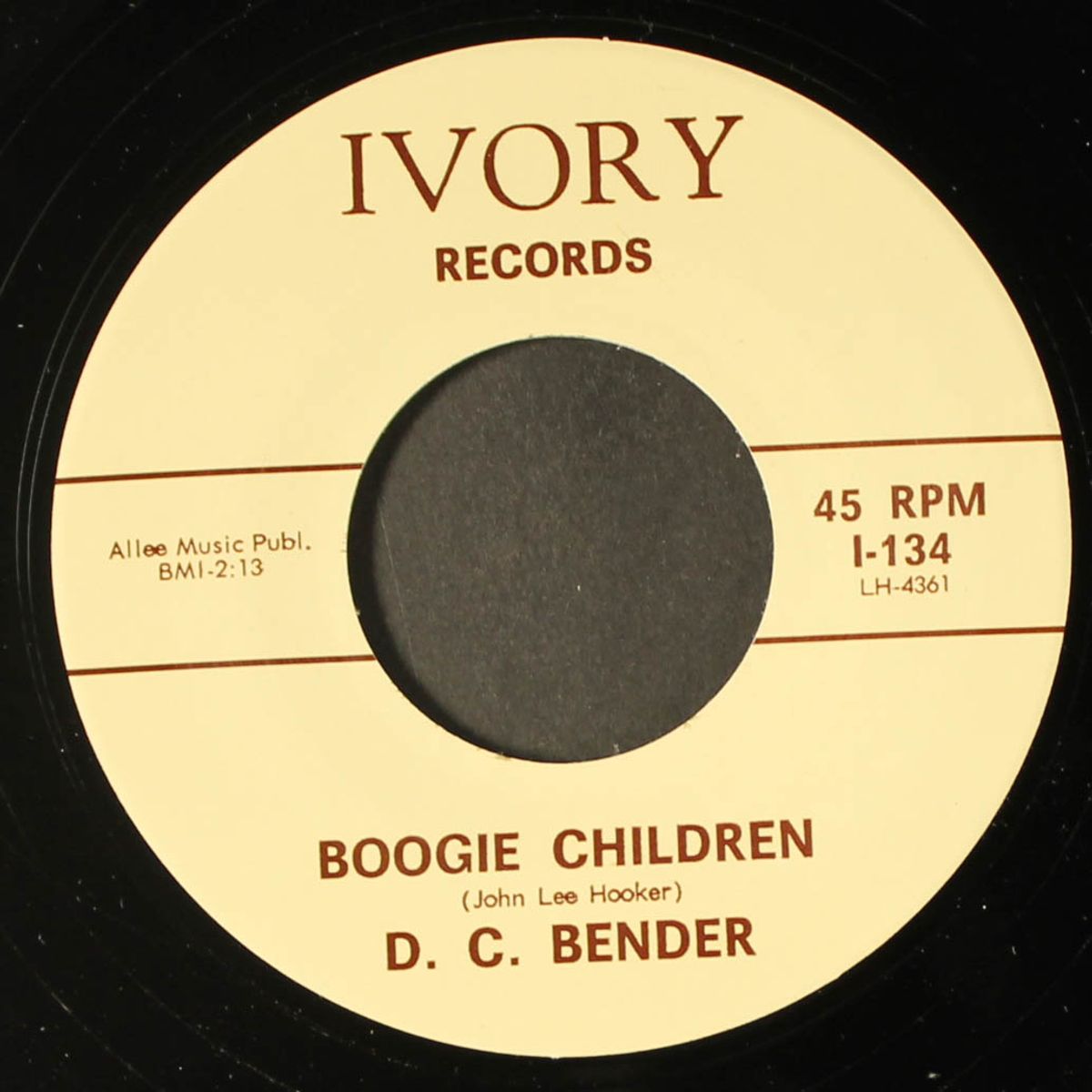 boogie children / who's loving you by D.C. BENDER / LITTLE IRVIN