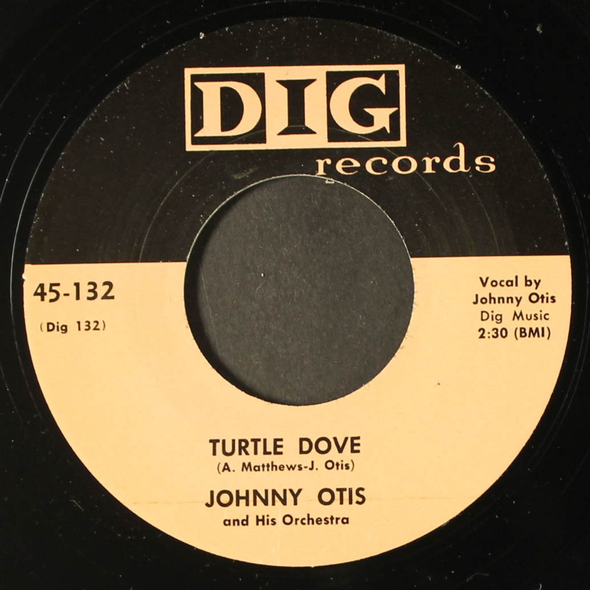 turtle dove / hand me down baby by JOHNNY OTIS / SIDNEY MAIDEN