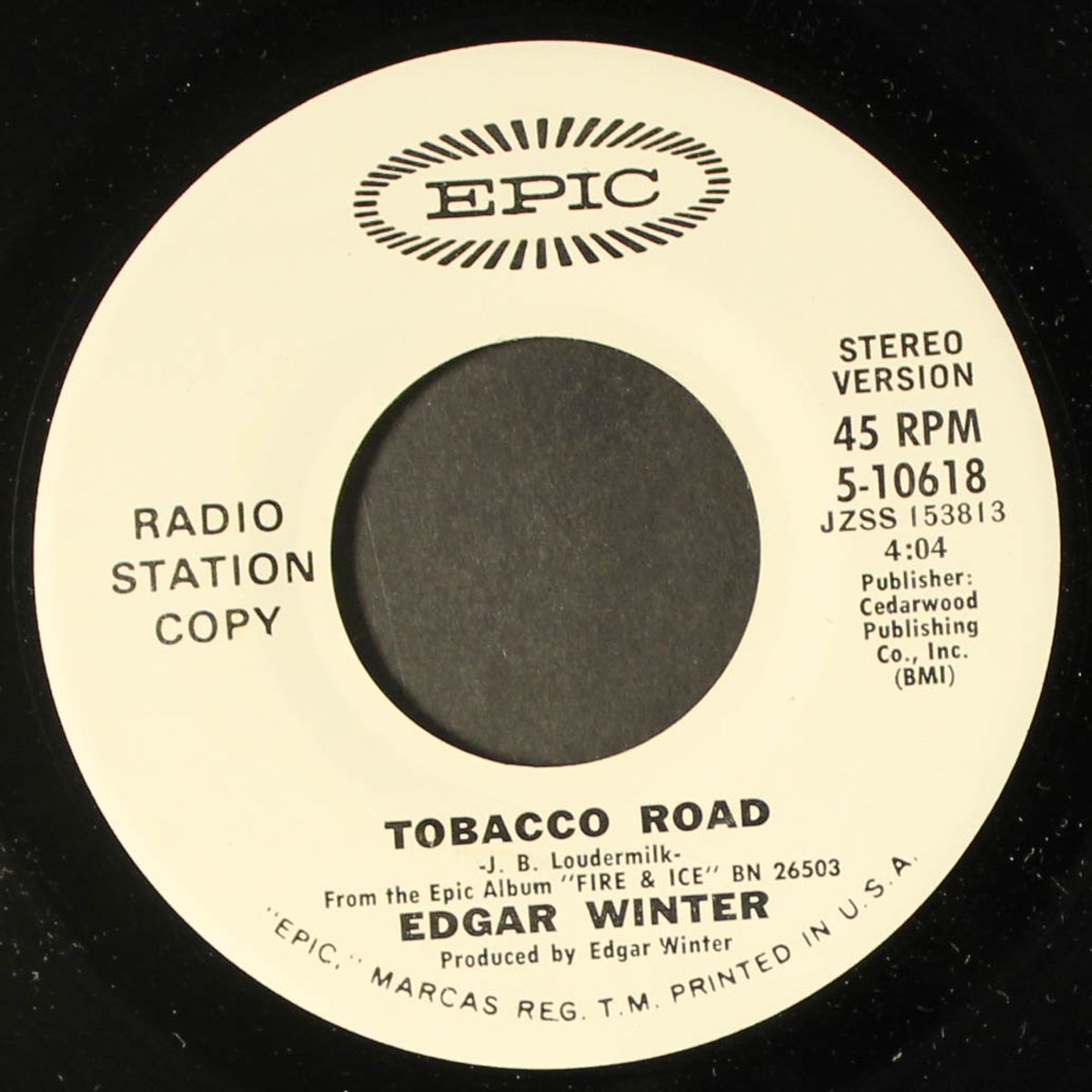 tobacco road / mono by EDGAR WINTER