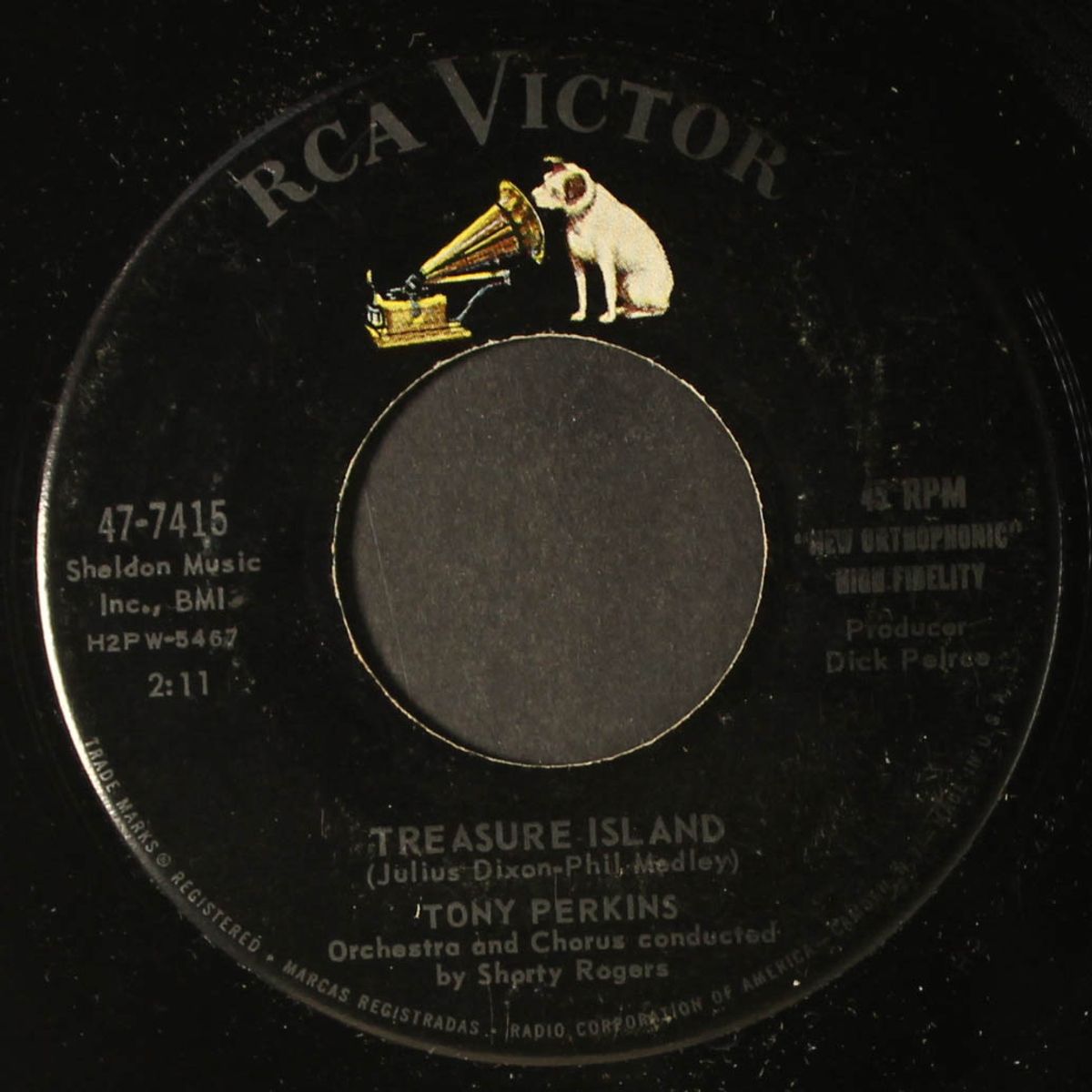 treasure island / gonna get some lovin' by TONY PERKINS