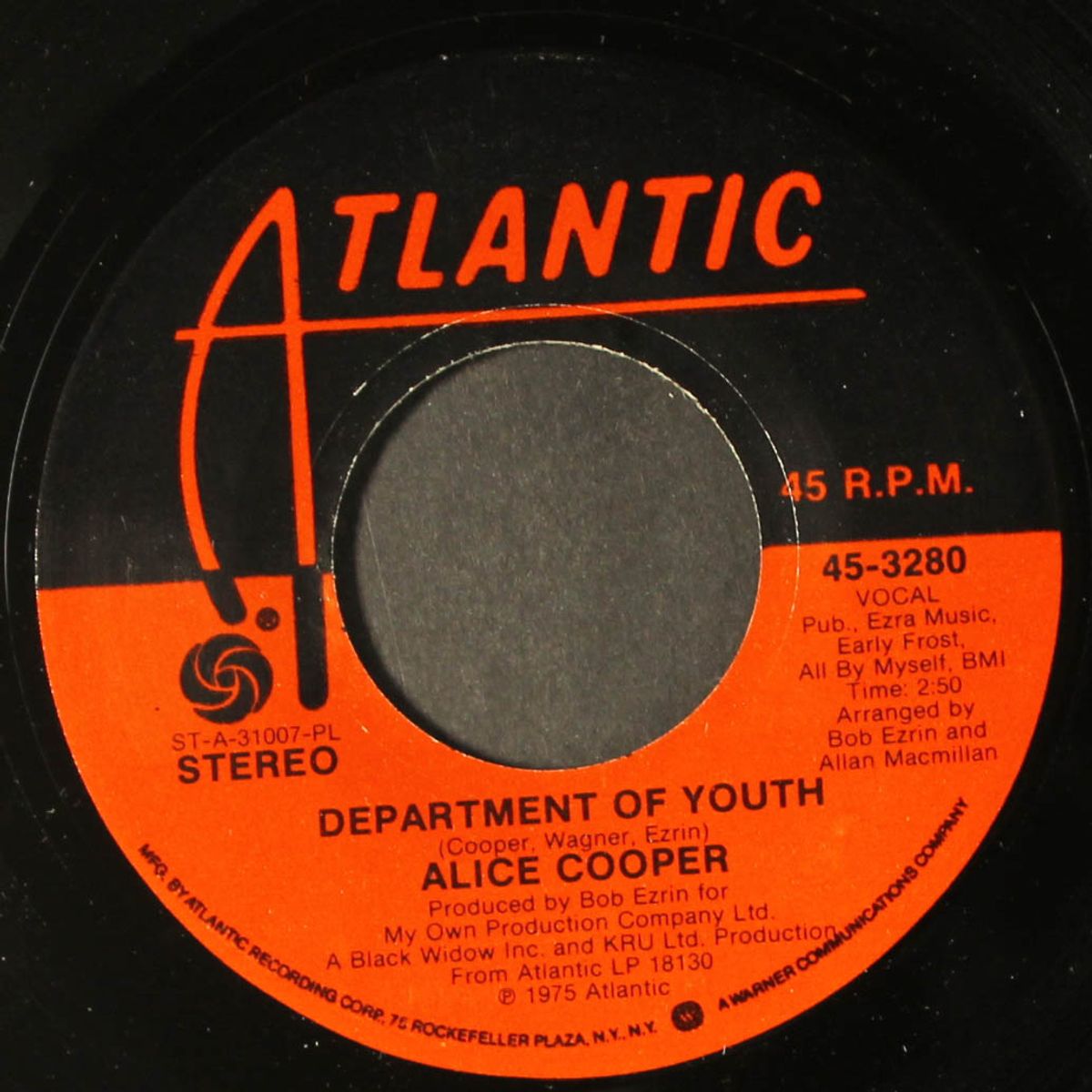 department of youth / some folks by ALICE COOPER