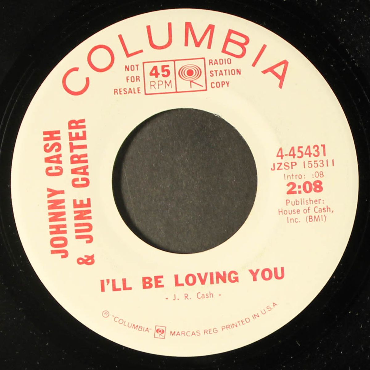 no need to worry / i'll be loving you by JOHNNY CASH & JUNE CARTER