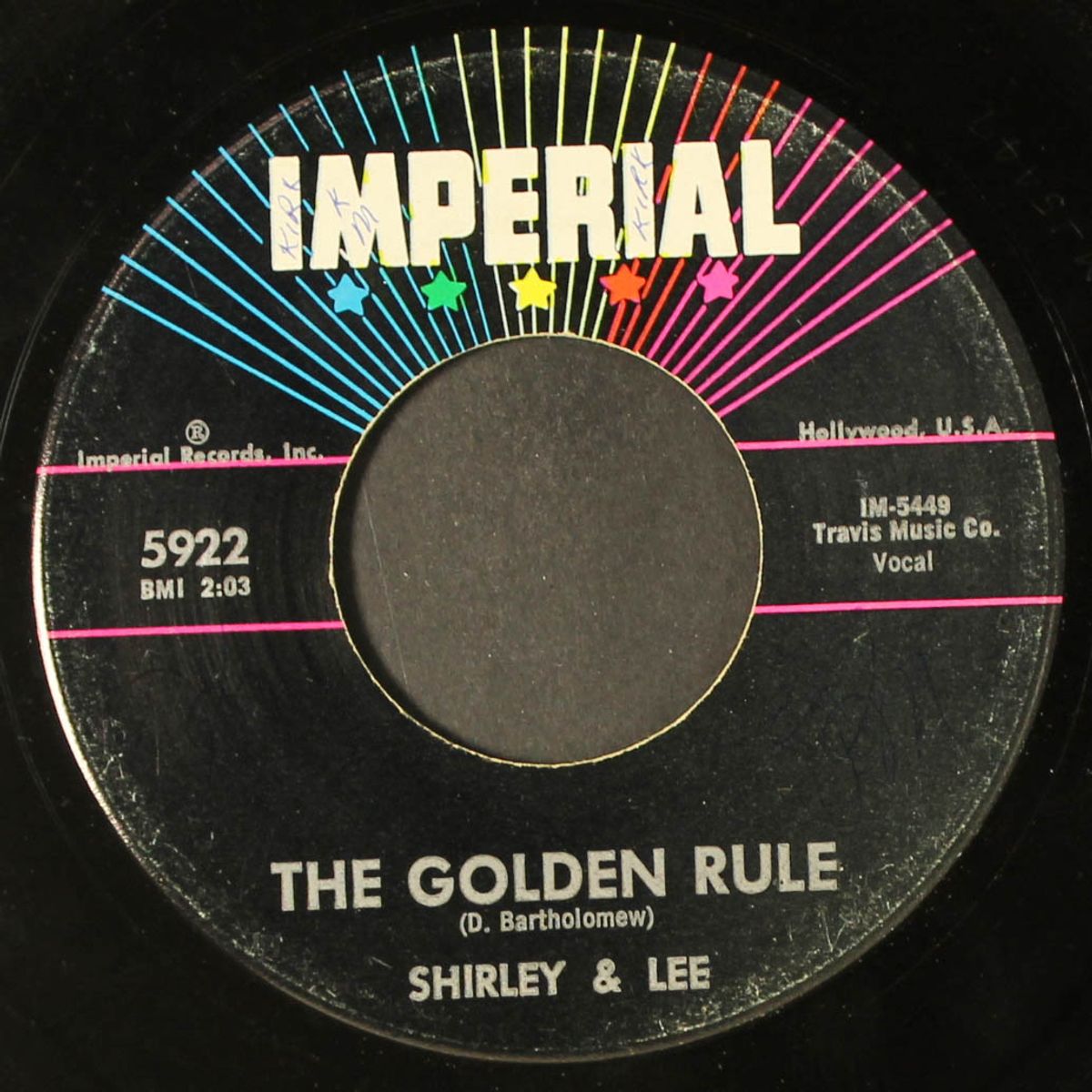 hey little boy / the golden rule by SHIRLEY & LEE