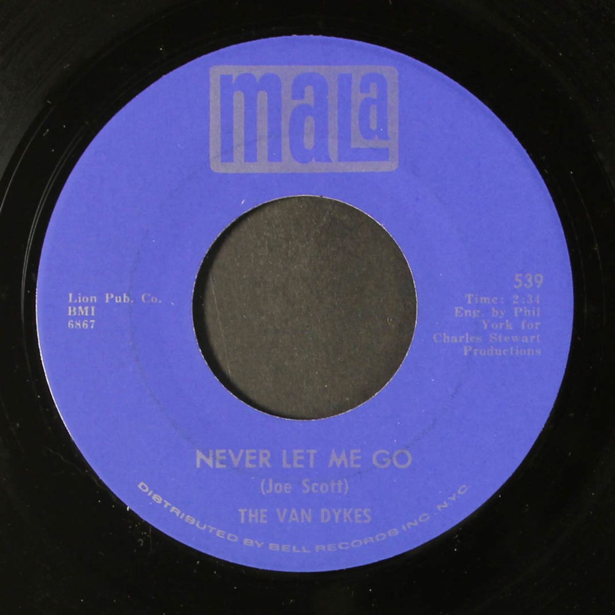never let me go / i've got to find a love by VAN DYKES