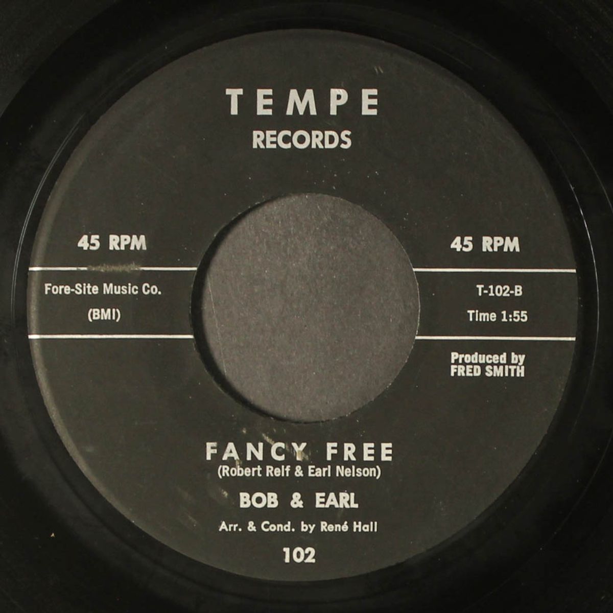 don't ever leave me / fancy free by BOB & EARL