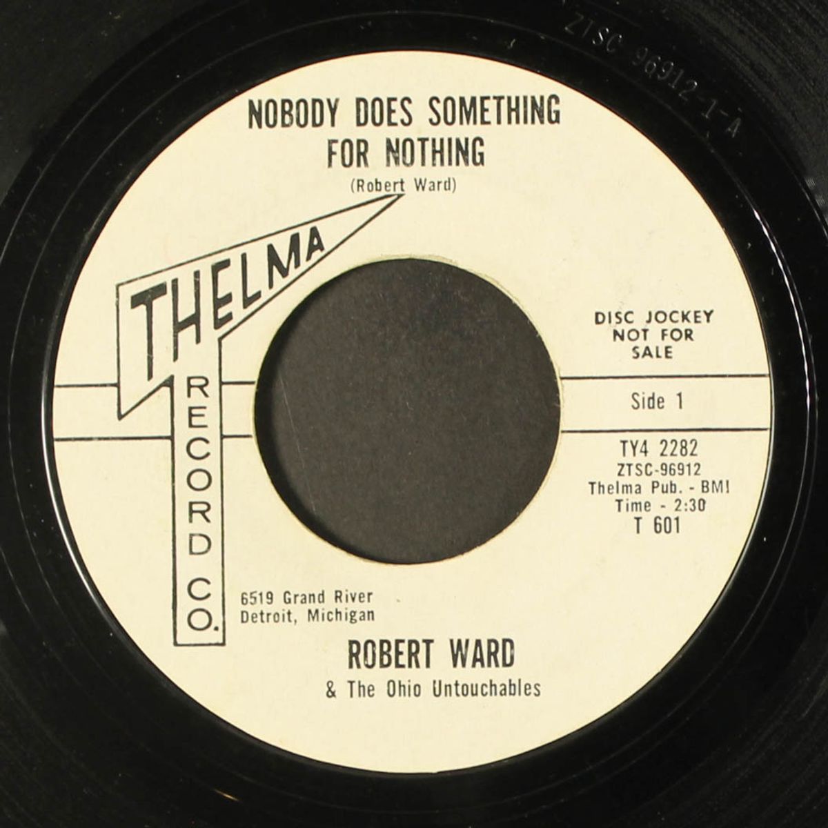 nobody does something for nothing by ROBERT WARD