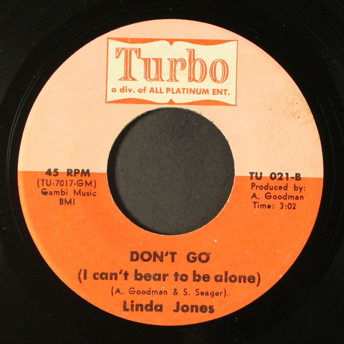 don't go / your precious love by LINDA JONES