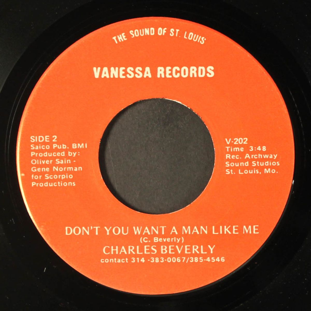 hollywood / don't you want a man like me by CHARLES BEVERLY