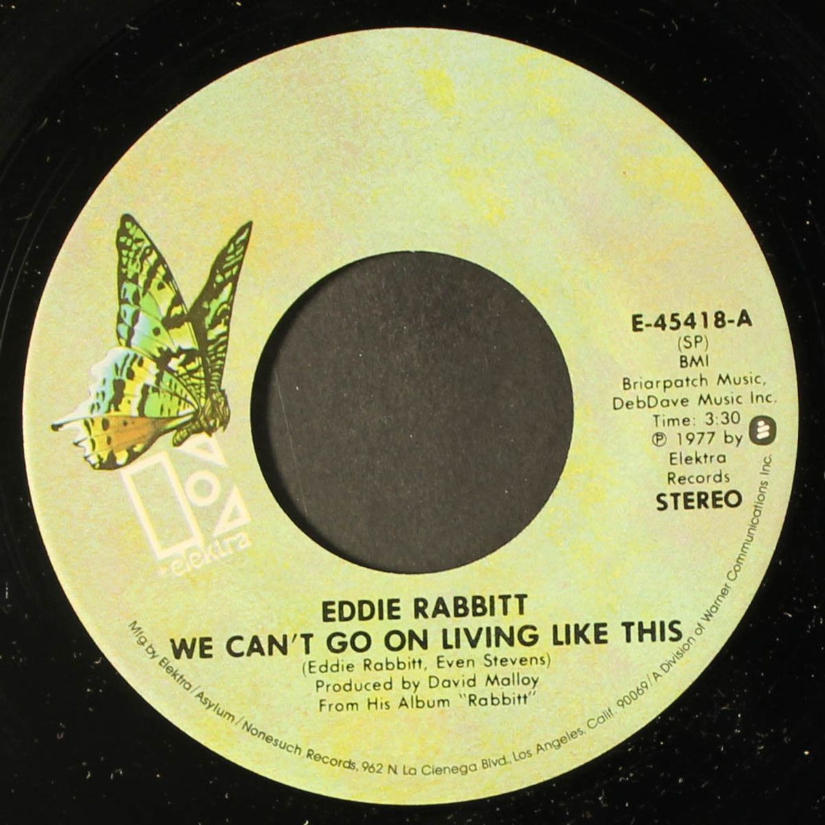 we can't go on living like this by EDDIE RABBITT