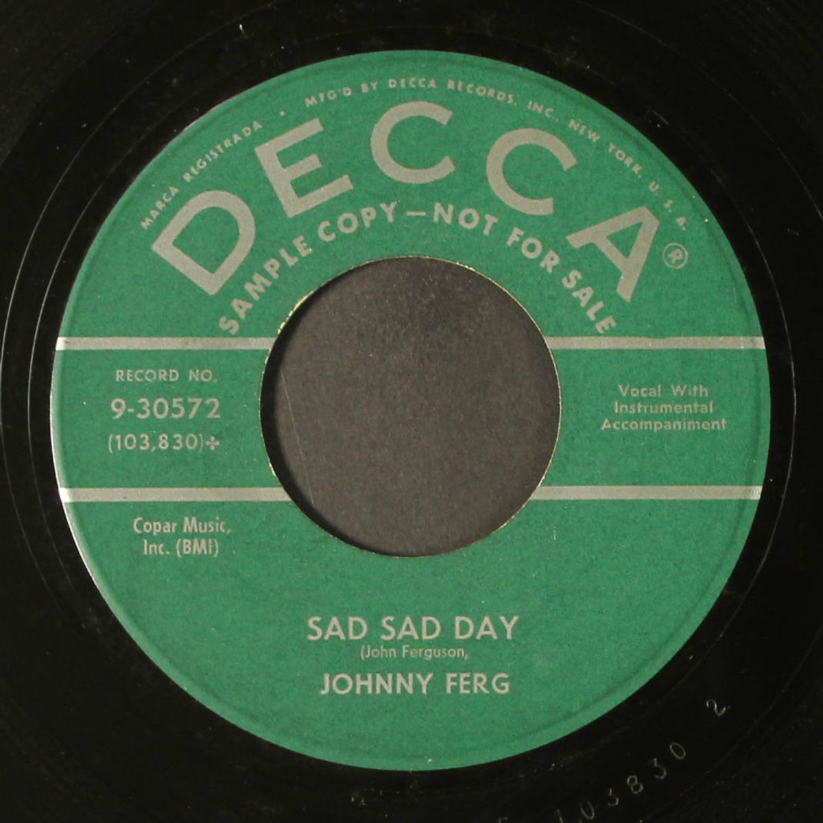 sad sad day / candy love by JOHNNY FERG