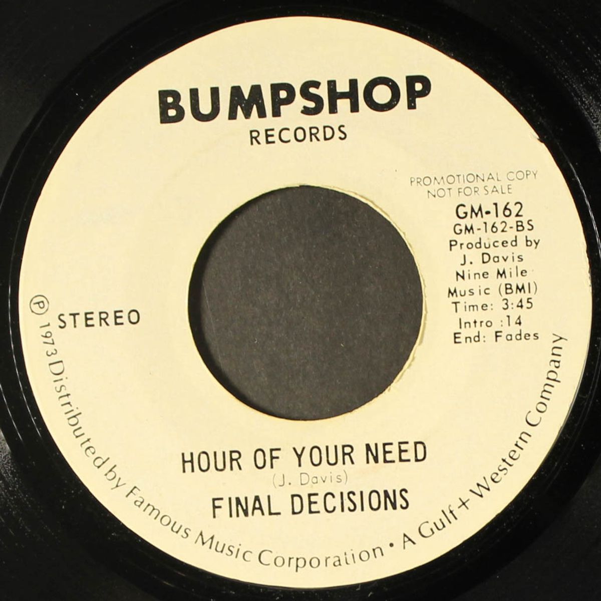 keep on walking / hour of your need by FINAL DECISIONS