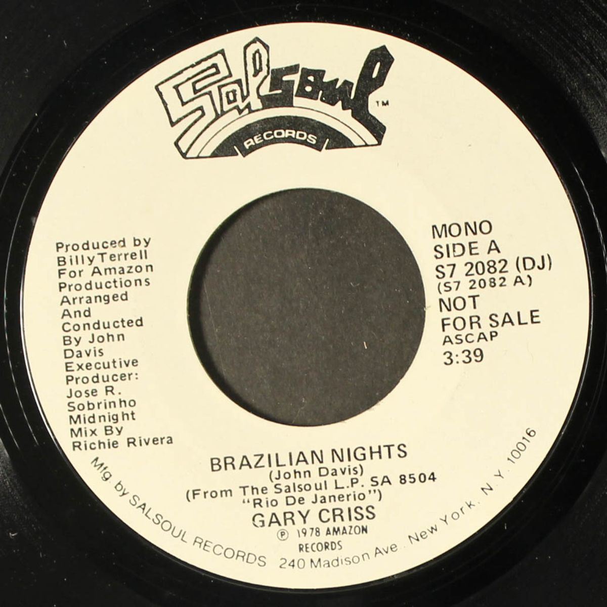 brazilian nights / mono by GARY CRISS
