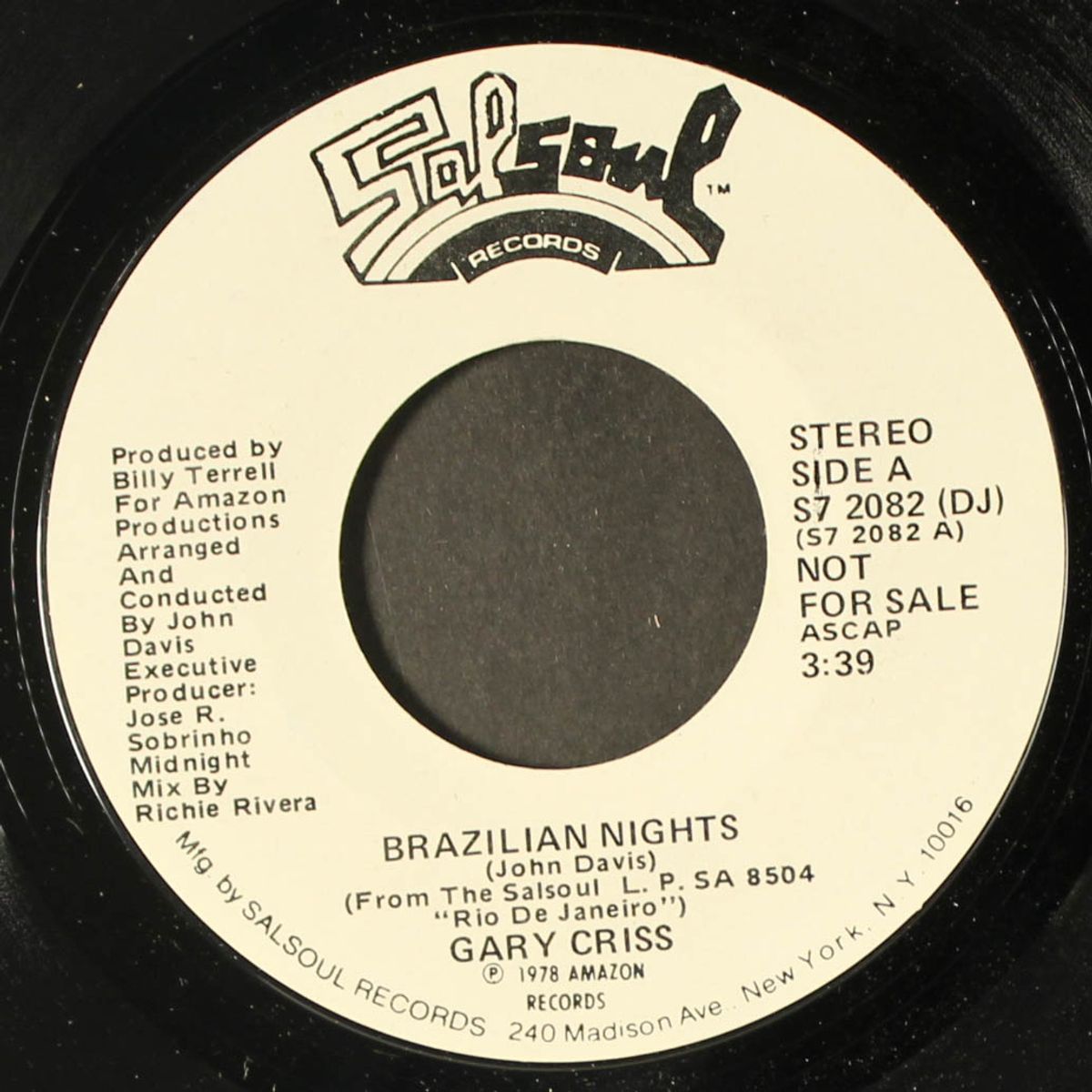 brazilian nights / mono by GARY CRISS