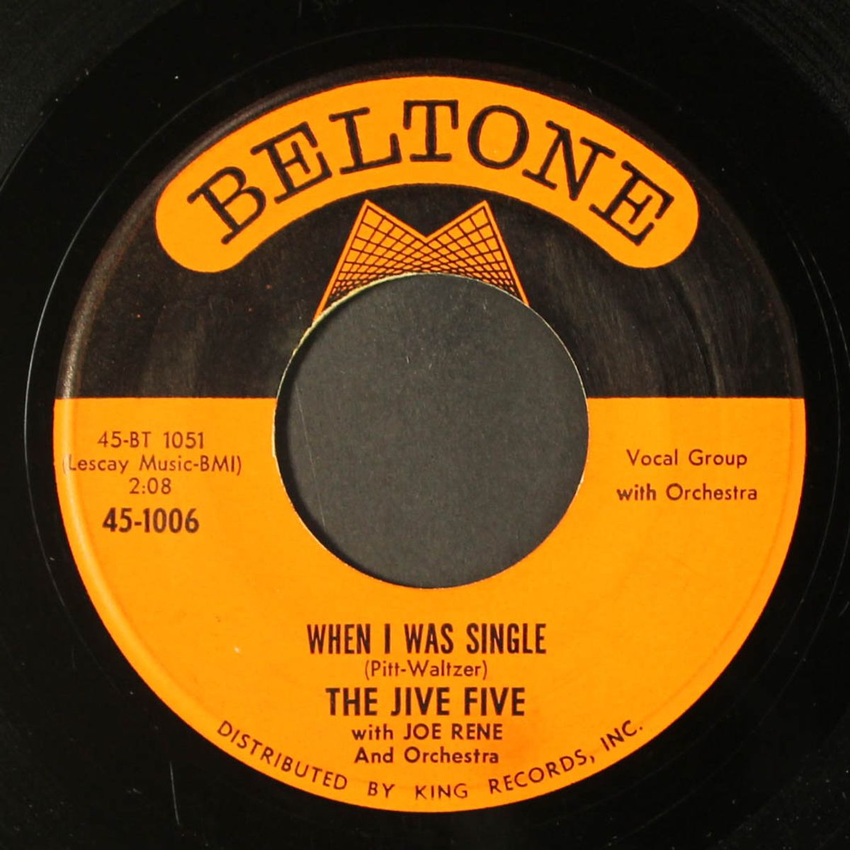 my true story / when i was single by JIVE FIVE