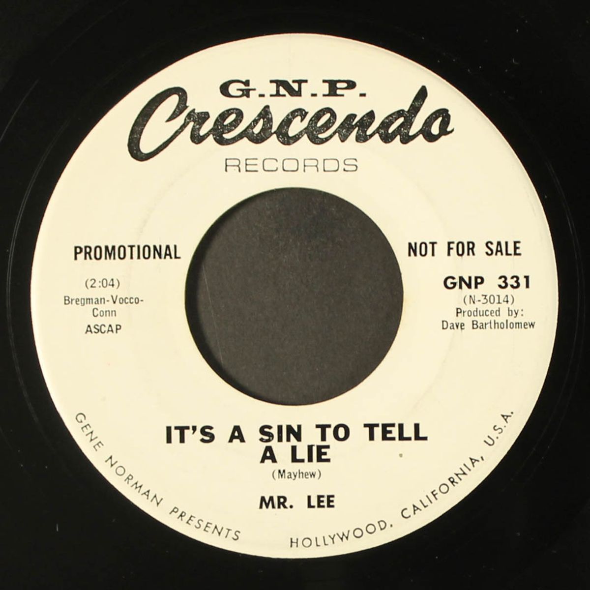 lucille - lucille / it's a sin to tell a lie by MR. LEE