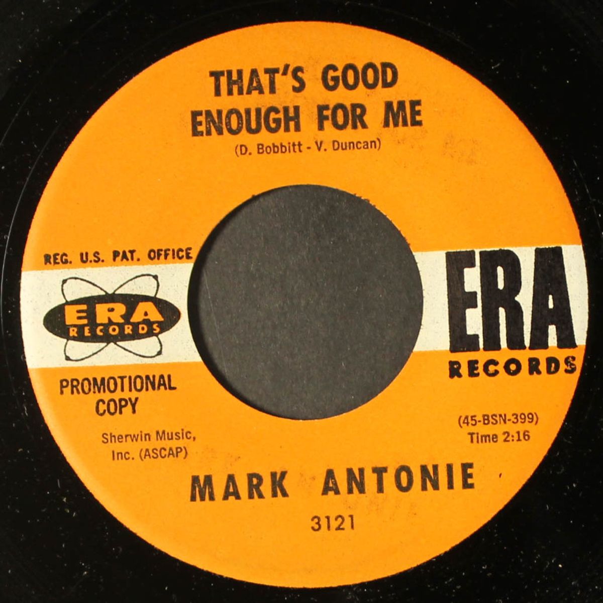 that's good enough for me / i believe by MARK ANTONIE