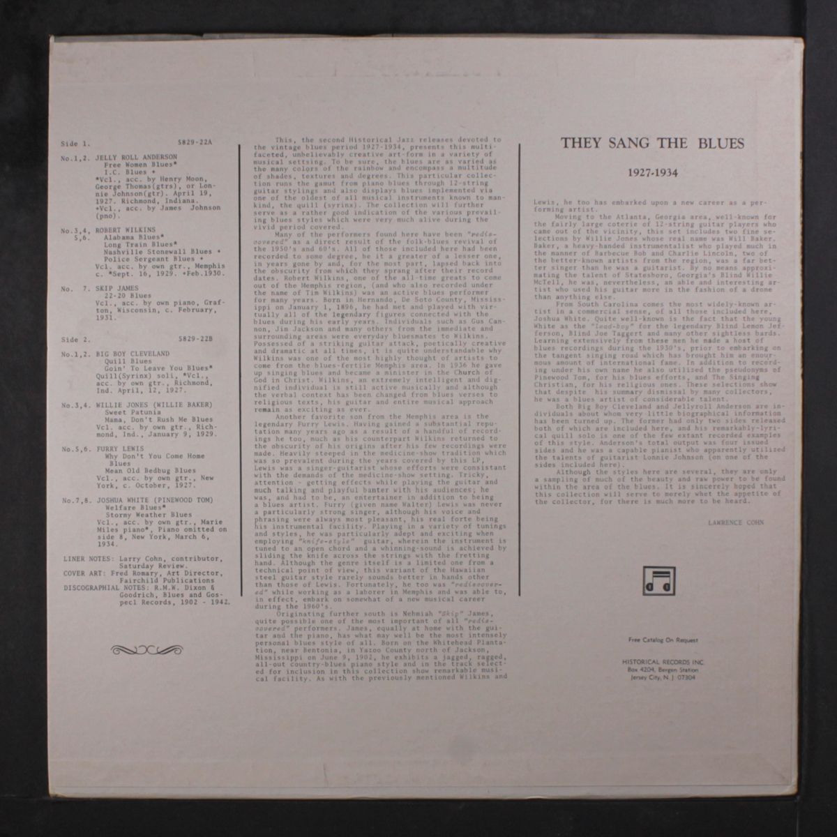they sang the blues, vol. 22, 1927-1934 by VARIOUS