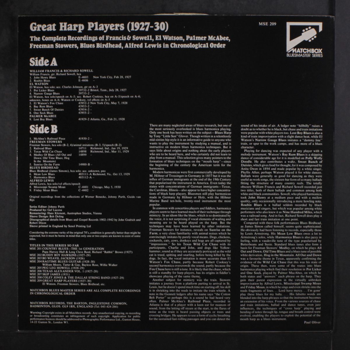 great harp players, 1927-30 by VARIOUS