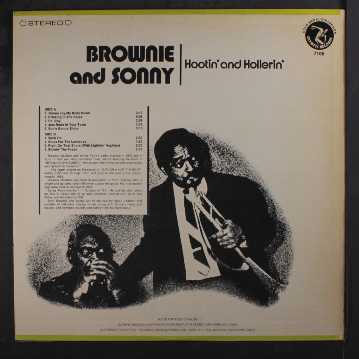 hootin' and hollerin' by BROWNIE MCGHEE & SONNY TERRY