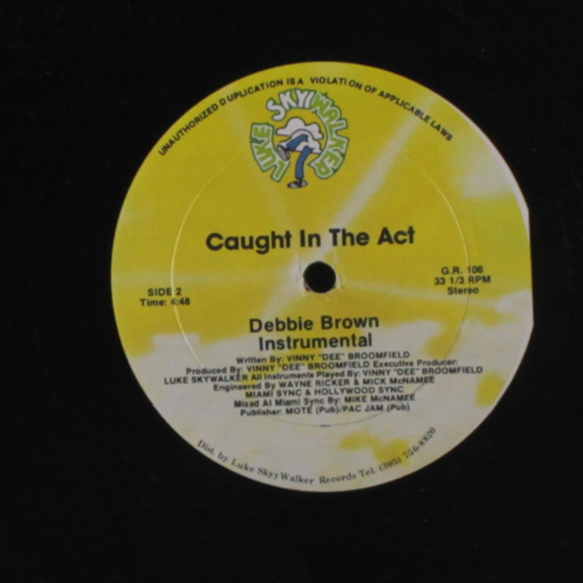 caught in the act / instrumental by DEBBIE BROWN