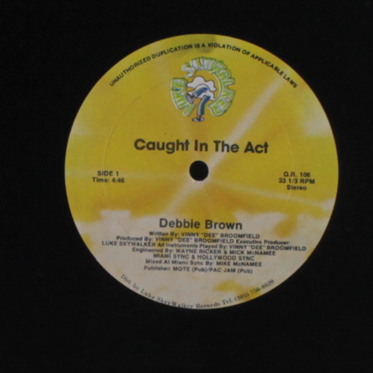 caught in the act / instrumental by DEBBIE BROWN