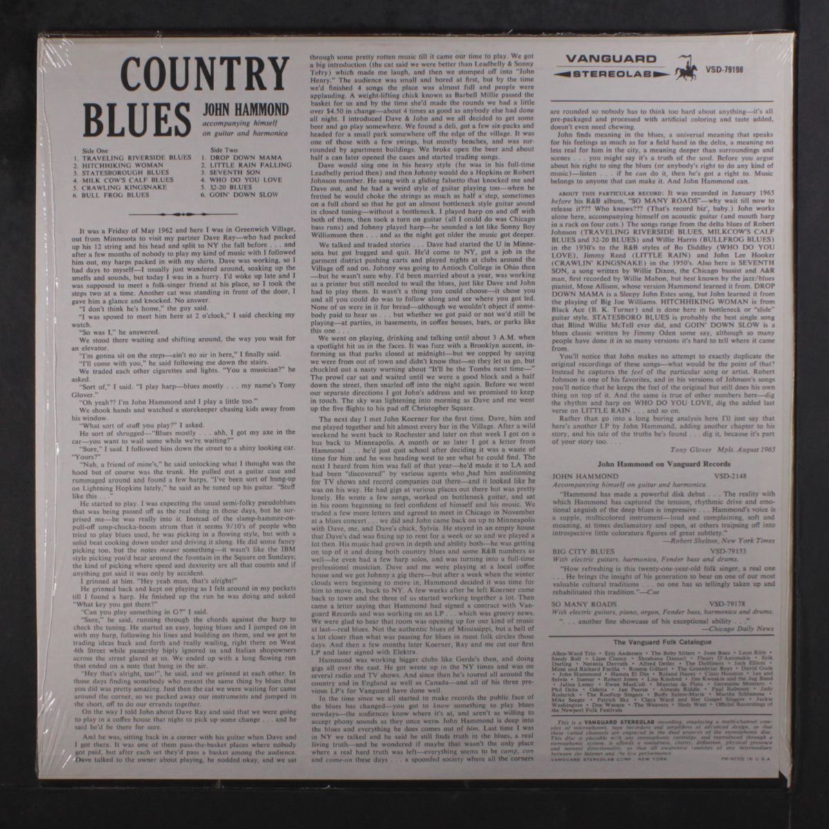 country blues by JOHN HAMMOND