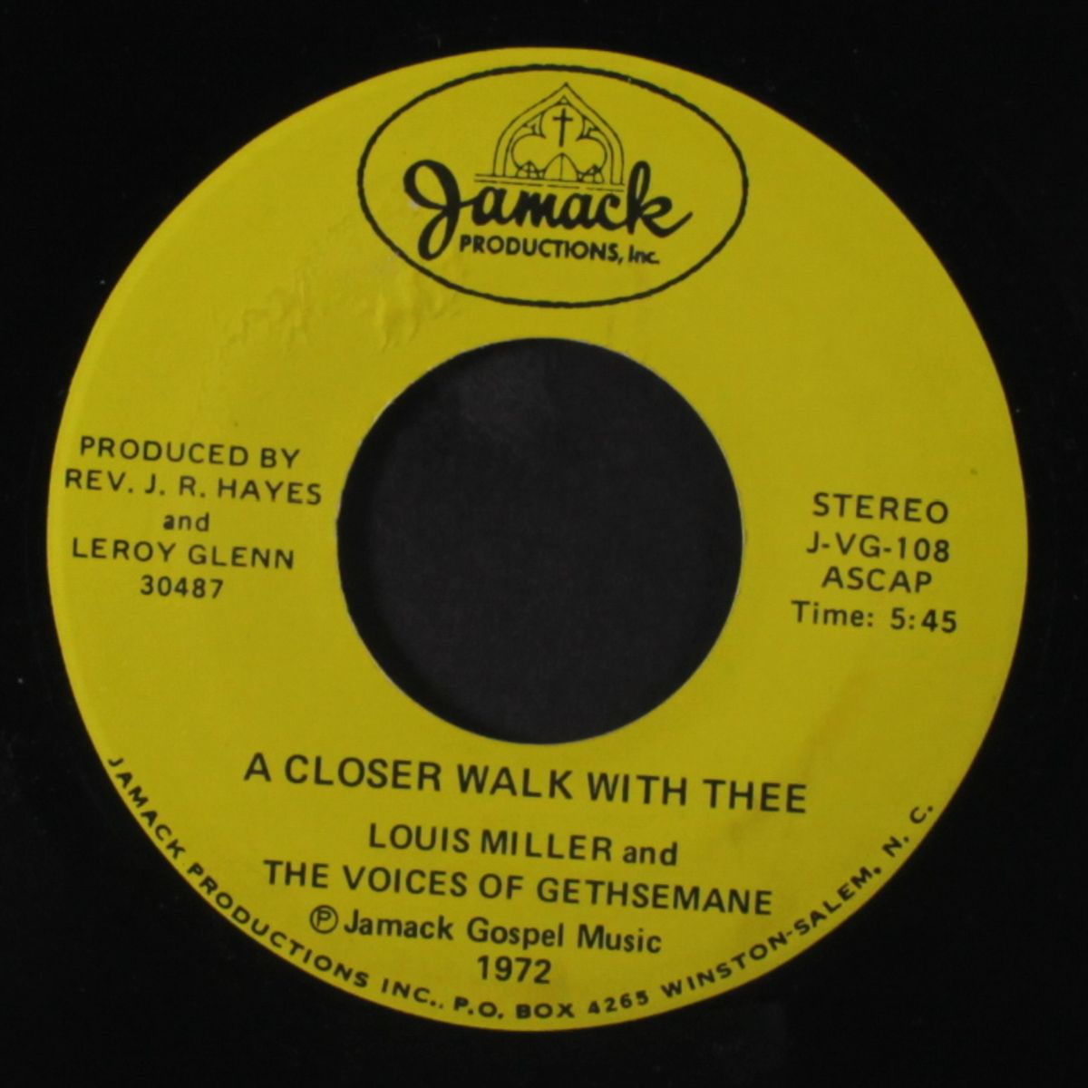 a closer walk with thee / that's a blessing by LOUIS MILLER & VOICES OF GETHSEMANE