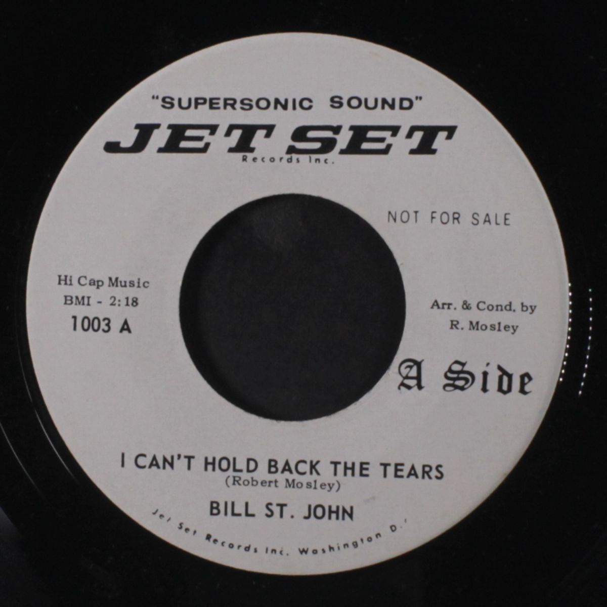 one more mile / i can't hold back the tears by BILL ST. JOHN