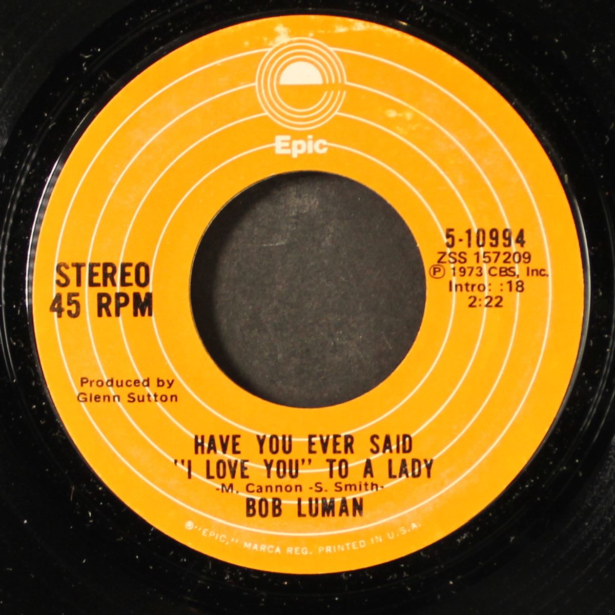 a good love is like a good song / have you ever said "i love you" to a by BOB LUMAN