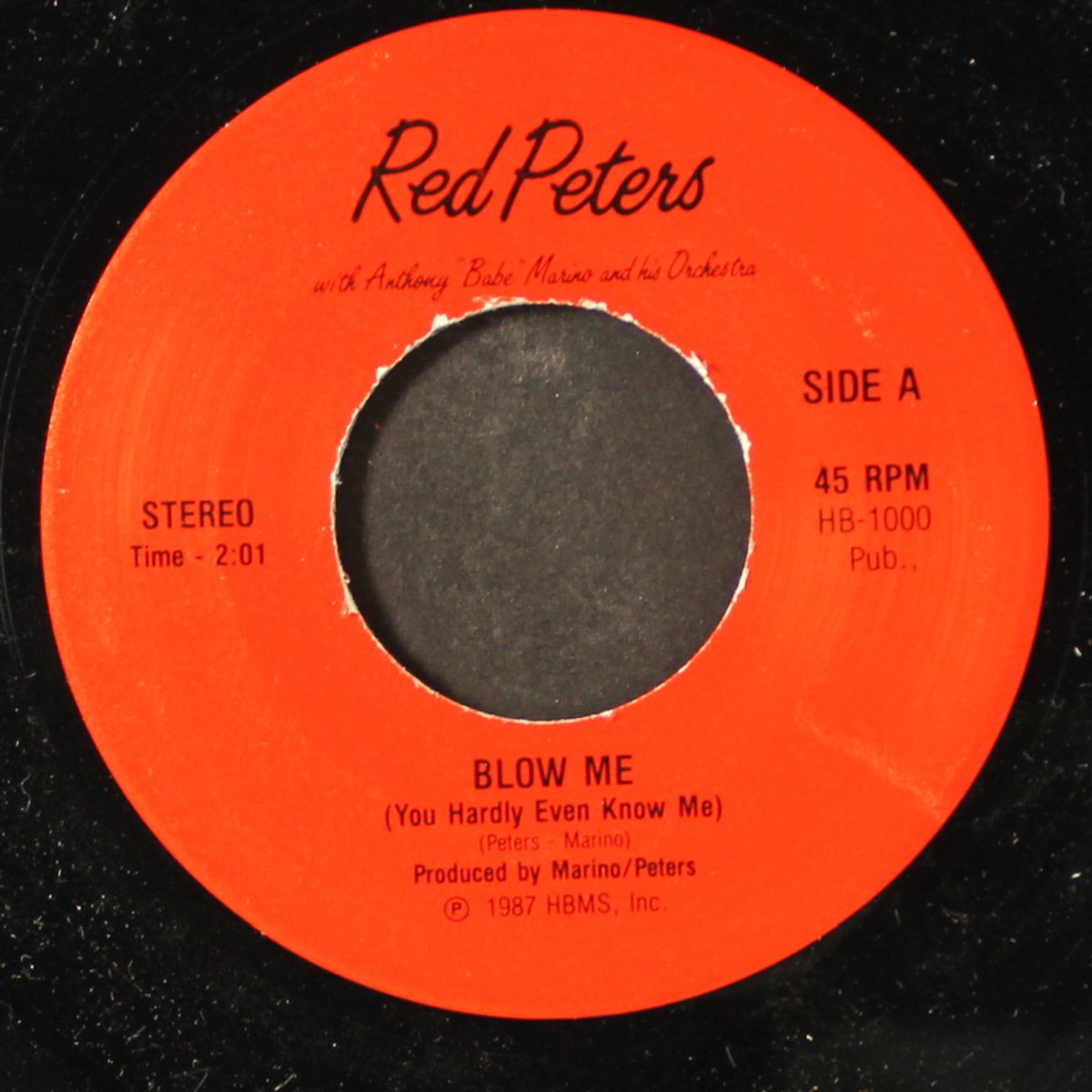 blow me (you hardly even know me) by RED PETERS